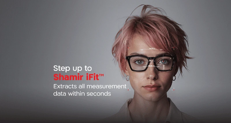 Shamir I-Fit digital measuring device in a modern optometry office